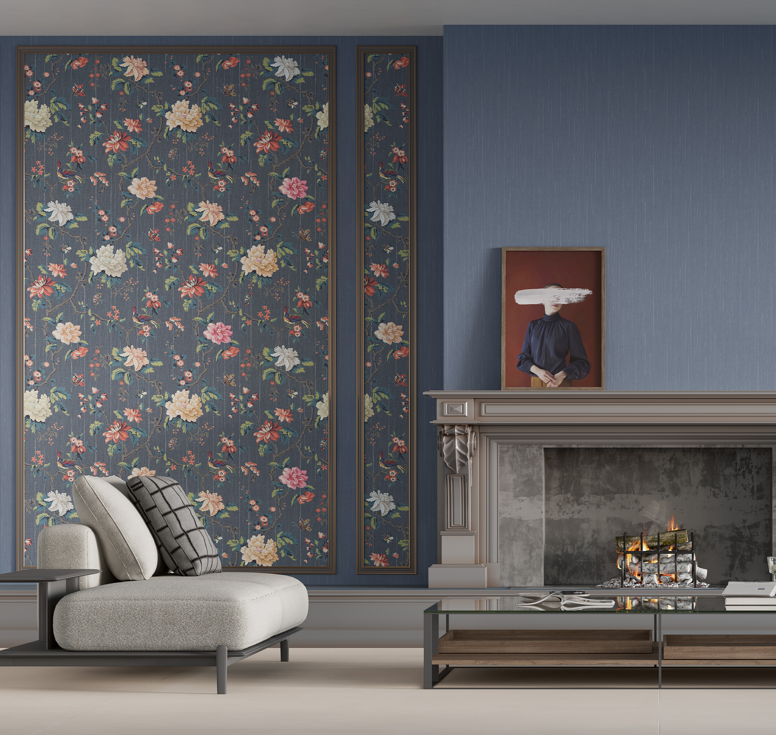 Панно Loymina Шелковый путь Шинуазри: Императорский сад SLK1 021 3×3 фото в интерьере Панно Loymina Шелковый путь Шинуазри: Императорский сад SLK1 021 3×3 фото в интерьере